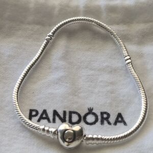 Pandora Silver Heart Heart Clasp